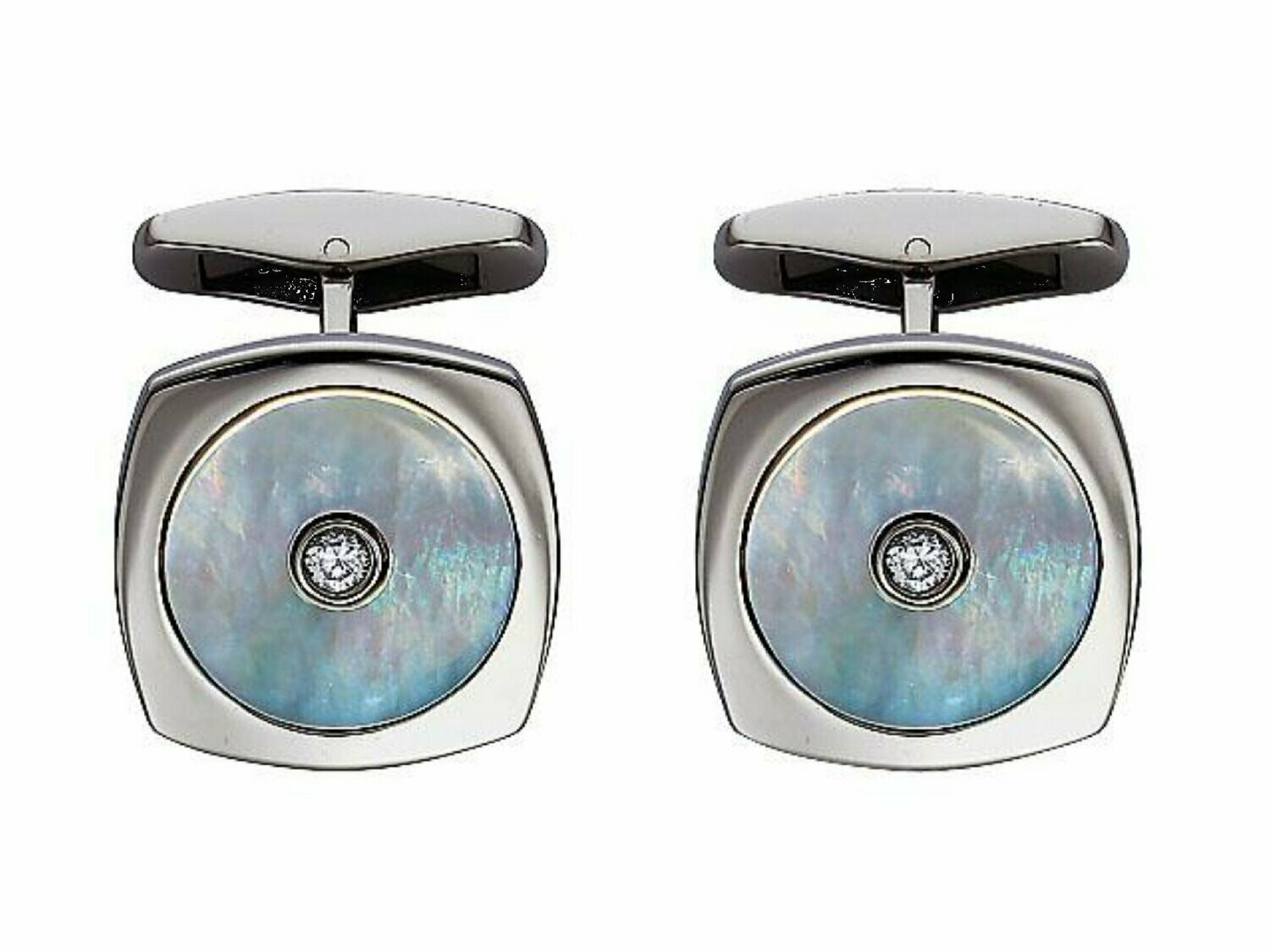 STEEL MOP CUFFLINKS