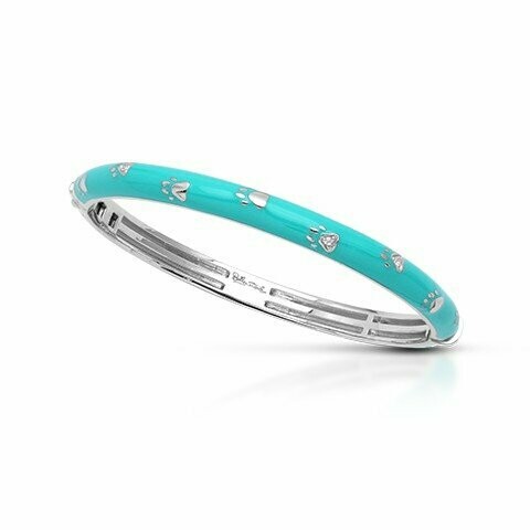 TURQUOISE TURQUOISE "PAW PRINTS" BANGLE