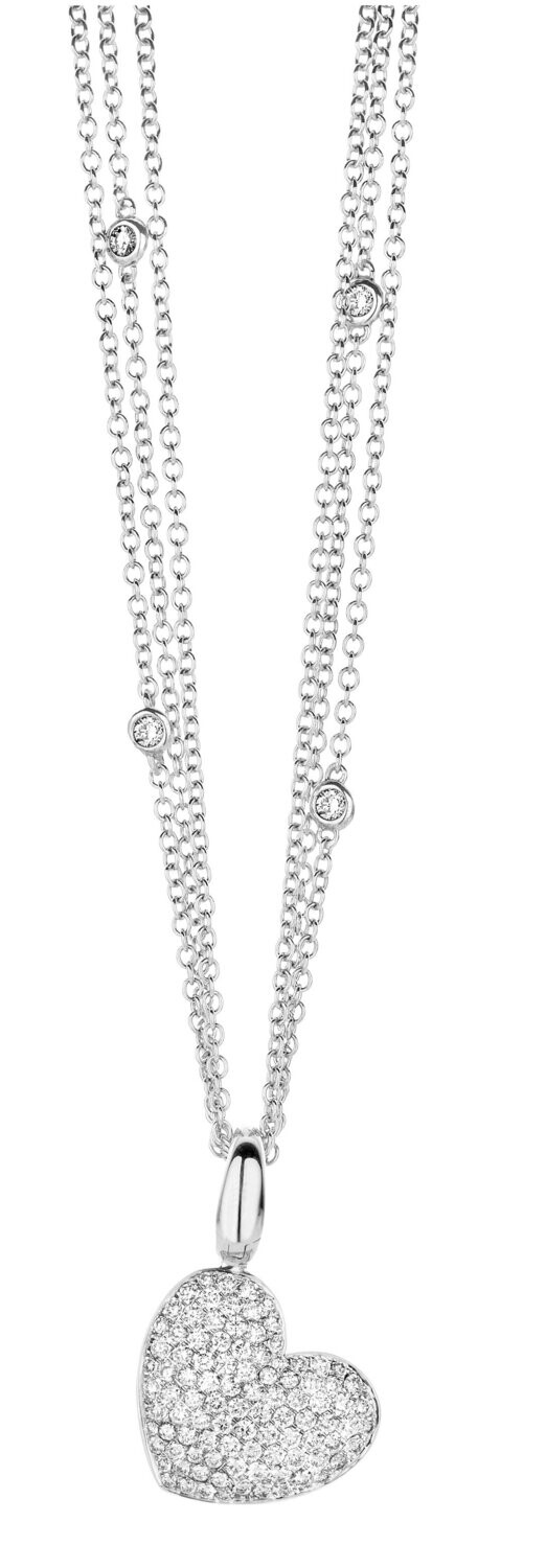 DIAMOND STATION HEART PENDANT