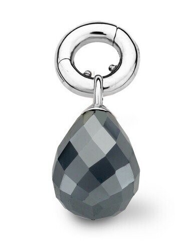 TIRISI CHARM - HEMATITE BRIOLETTE