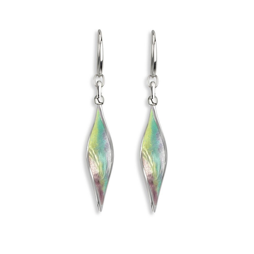 ENAMEL AURORA DROP EARRINGS