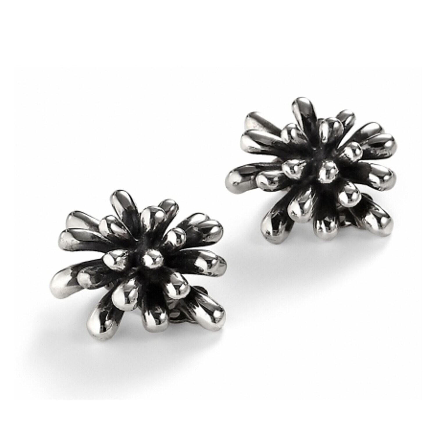 SILVER FIREWORKS EARRINGS