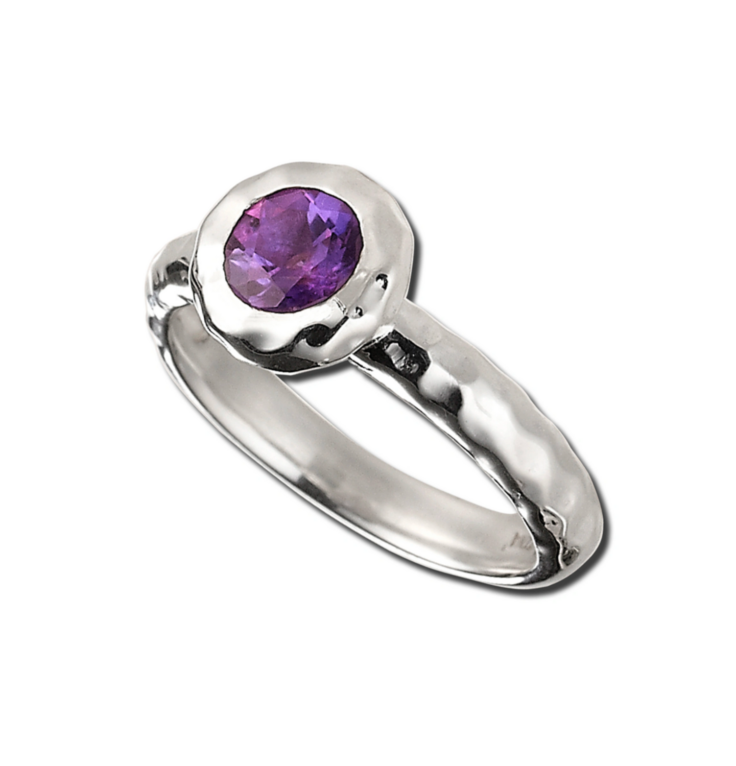 AMETHYST RIPPLE RING