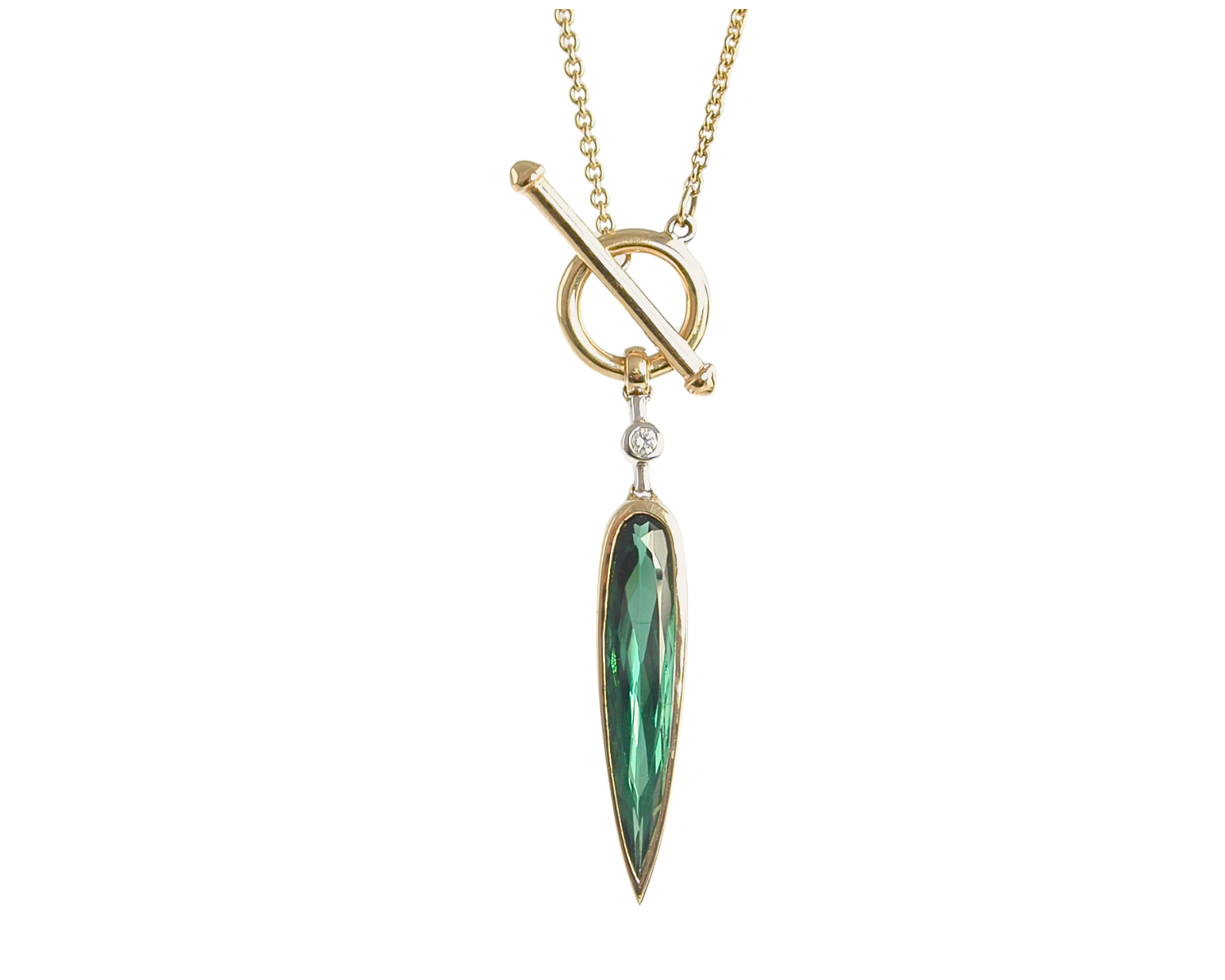 GREEN TOURMALINE PENDANT