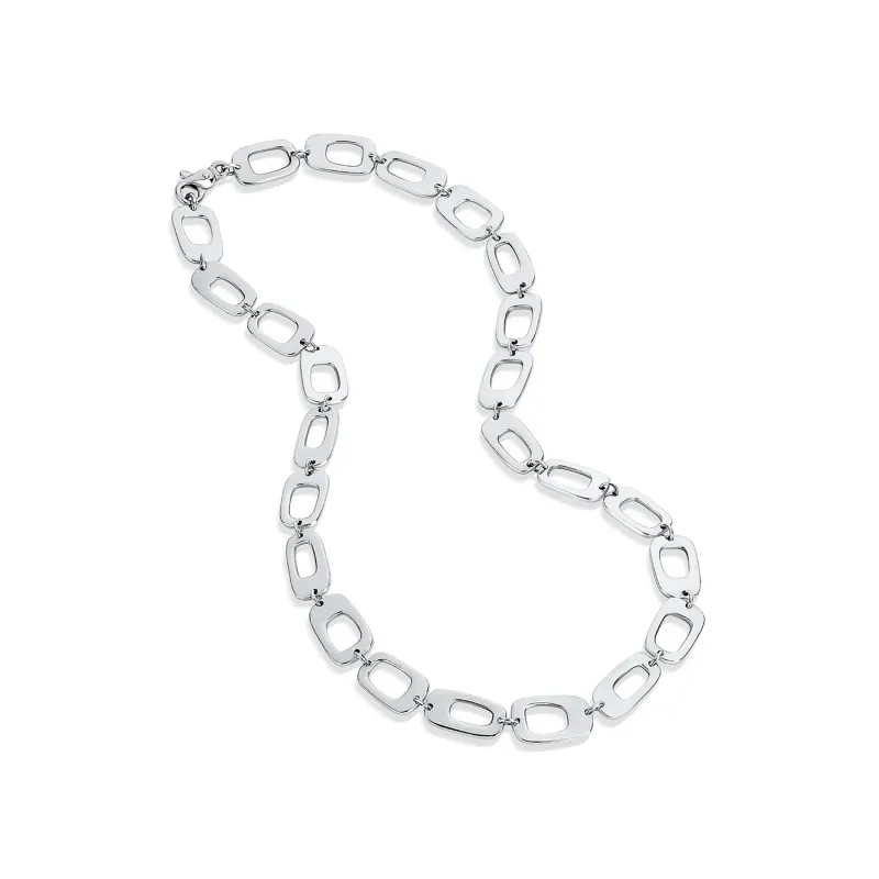 MID CENTURY MODERN GEO SHAPE NECKLACE