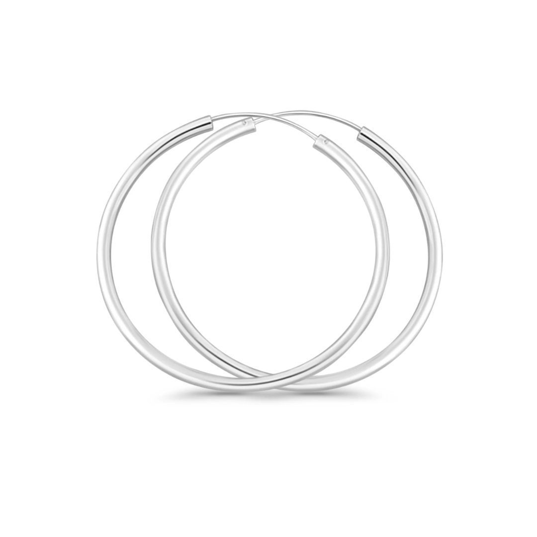 STERLING SILVER HOOPS