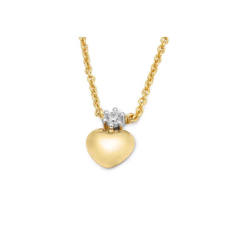 DIAMOND HEART PENDANT
