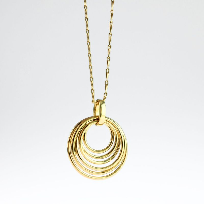 GOLD WIRE PENDANT
