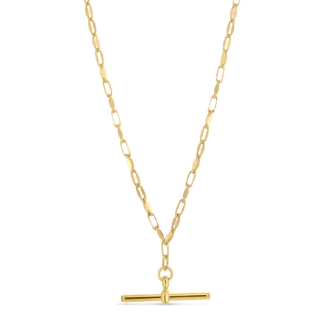 GOLD TOGGLE NECKLACE
