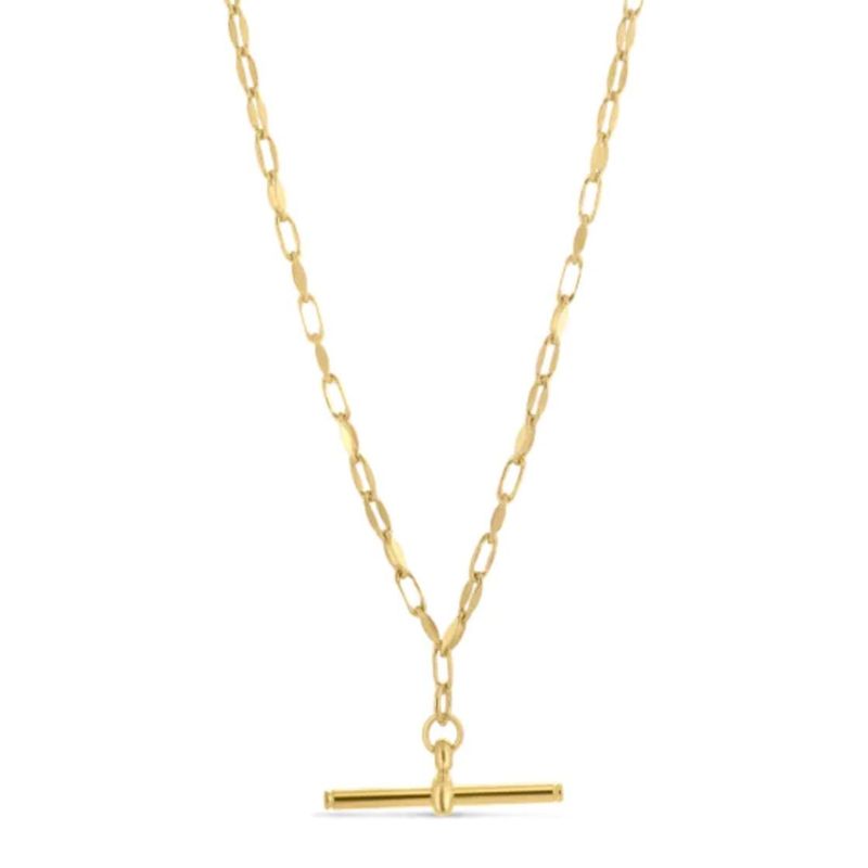GOLD TOGGLE NECKLACE