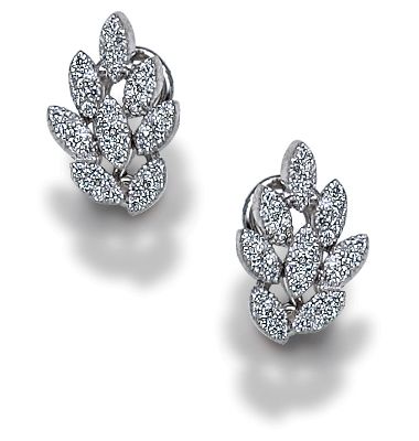 FLORAL DIAMOND EARRINGS
