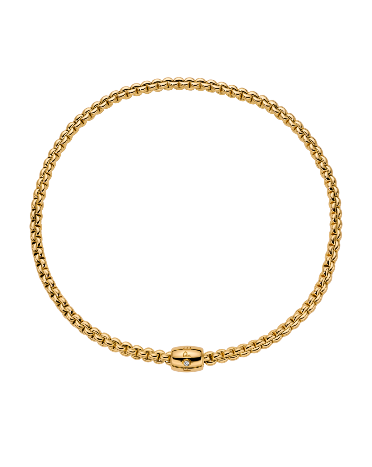 YELLOW GOLD "EKA" NECKLACE