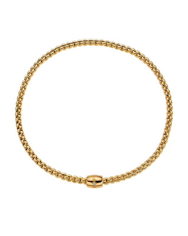 YELLOW GOLD "EKA" NECKLACE