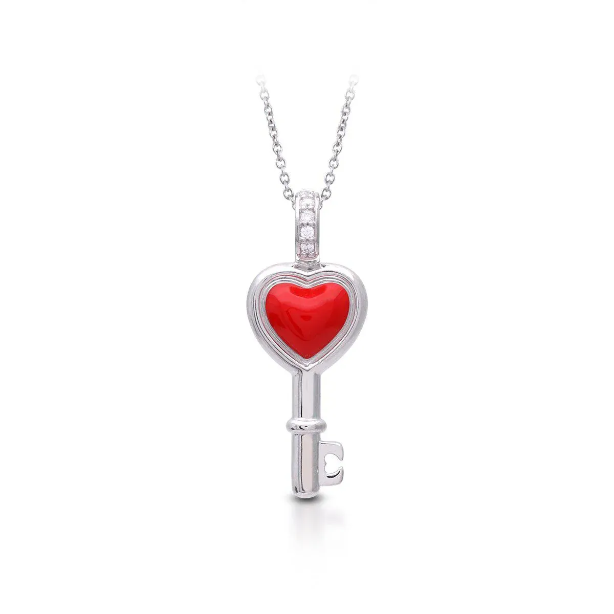 "LOVE IS THE KEY" PENDANT
