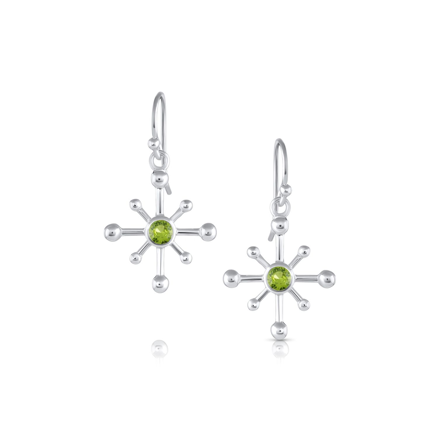 PERIDOT "SATELLITE" EARRINGS