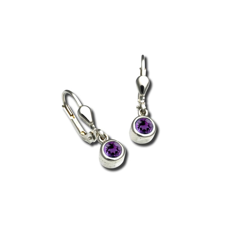 AMETHYST DROP EARRINGS AMETHYST DROP EARRINGS
