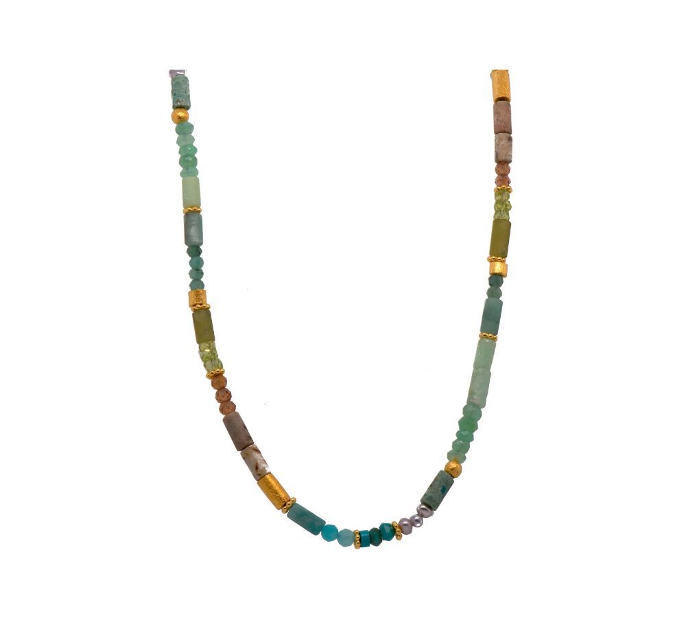 MULTICOLOR BEAD NECKLACE