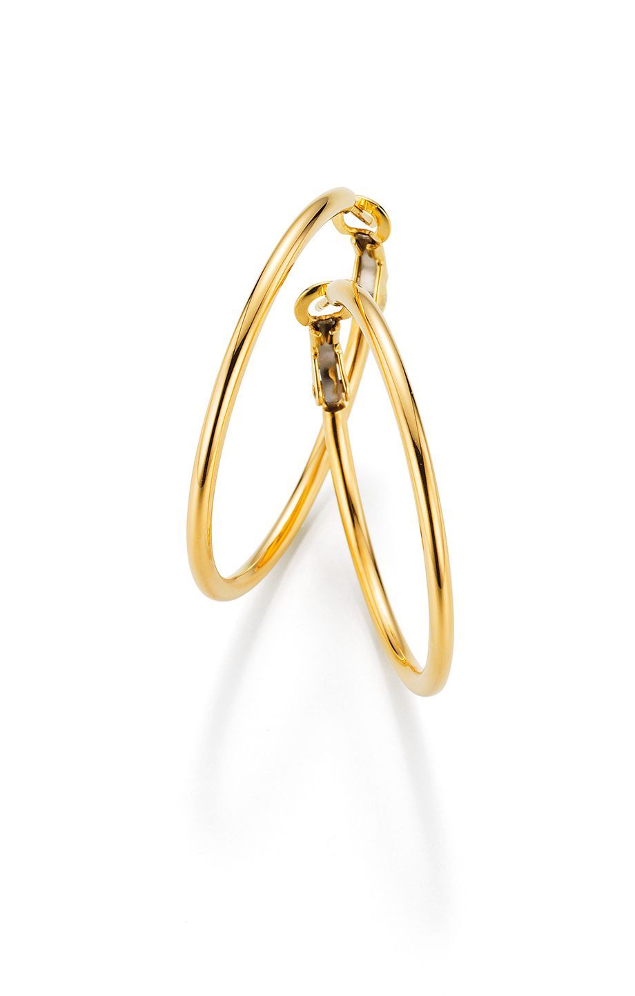 18K GOLD HOOPS