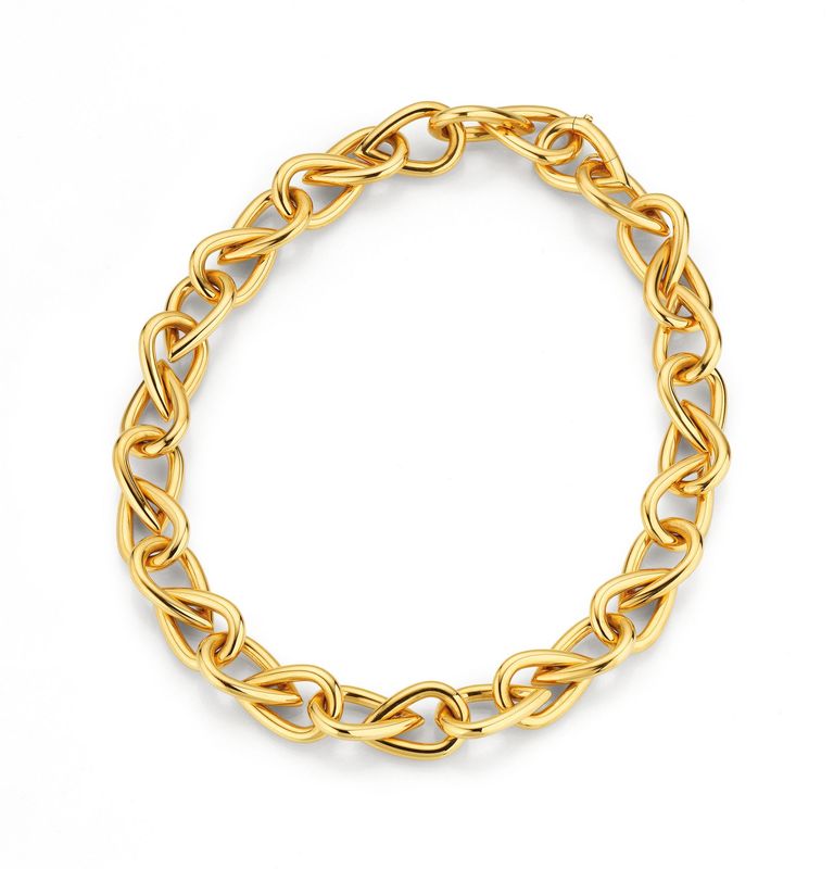 WOVEN 18K GOLD NECKLACE WOVEN 18K GOLD NECKLACE