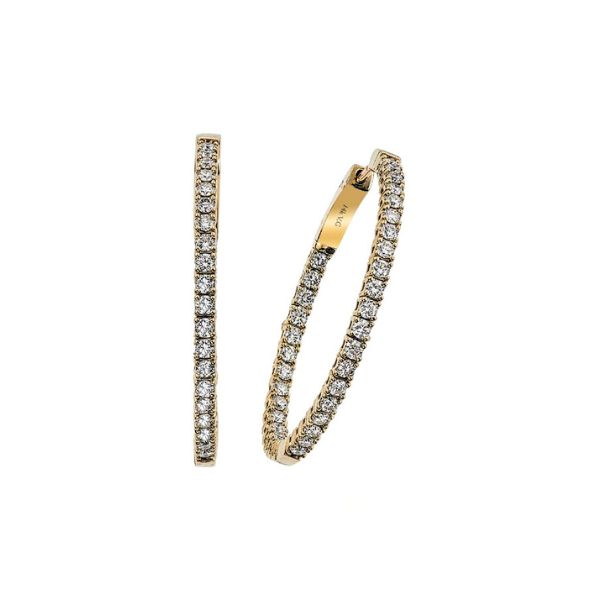INSIDE-OUT DIAMOND HOOPS