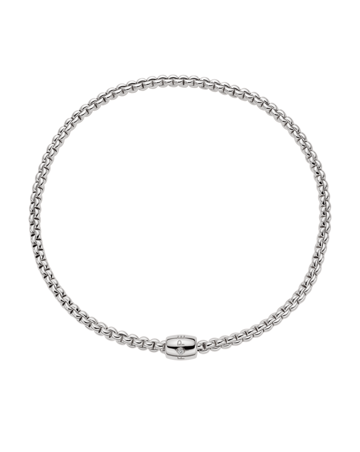 WHITE GOLD "EKA" NECKLACE