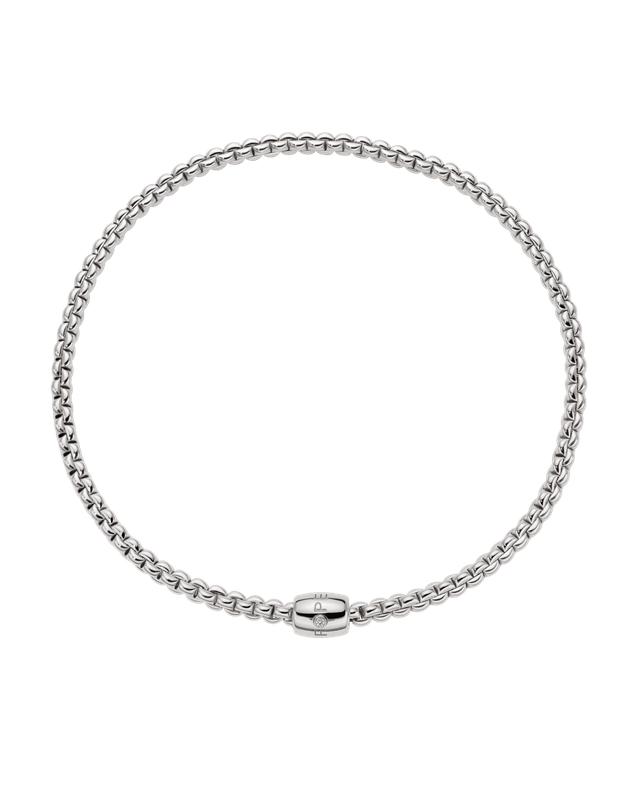 WHITE GOLD "EKA" NECKLACE