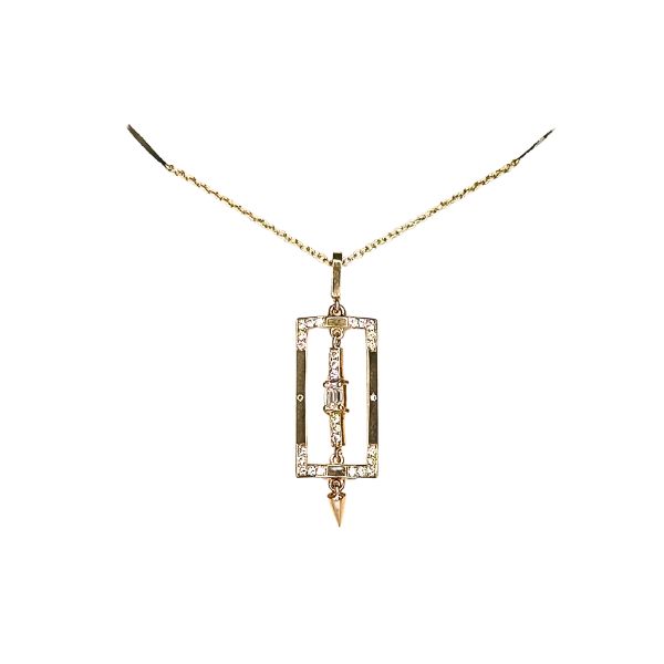 DIAMOND "RETURN SANS" PENDANT