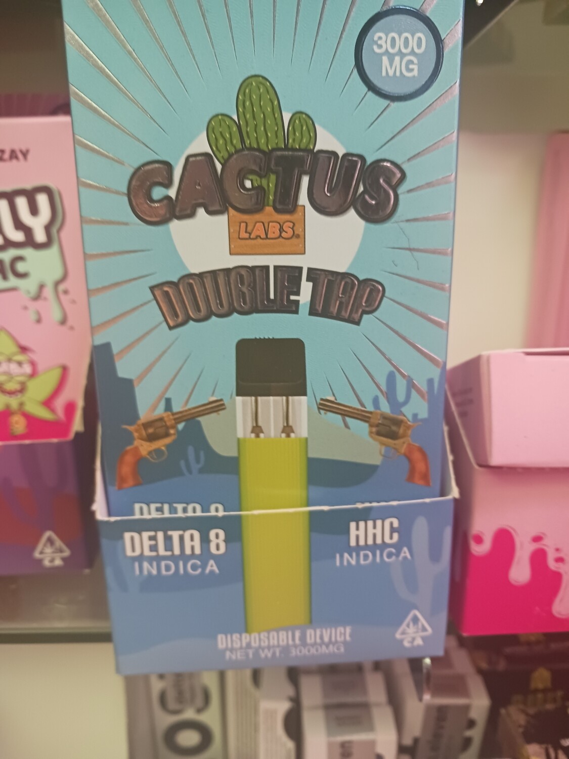 Cactus Lab Double Tap vapes Delta 8