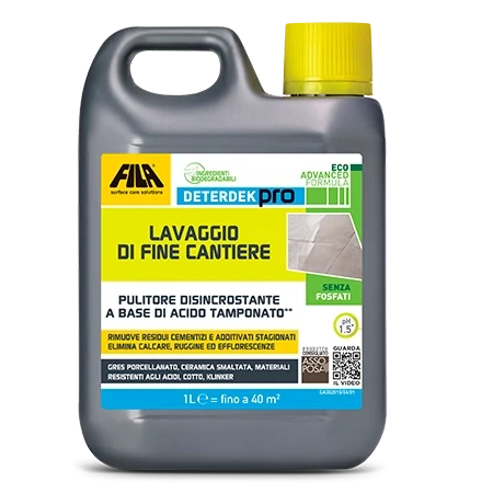 FILA- DETERDEK PRO 1/5L lavaggio fine cantiere