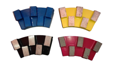 SET VIRGOLE DIAMANTATE METALLICHE 3PZ