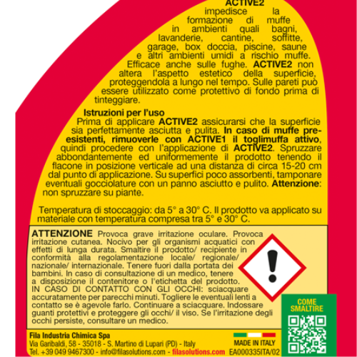 FILA - ACTIVE 2 protezione attiva da muffe