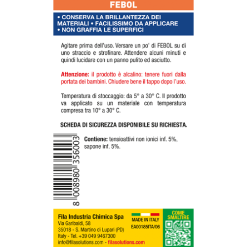 FILA- FEBOL pulizia metalli