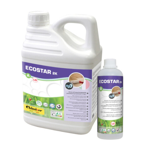 CHIMIVER - ECOSTAR 2K vernice all'acqua bicomponente per legno CHIMIVER - ECOSTAR 2K vernice all'acqua bicomponente per legno