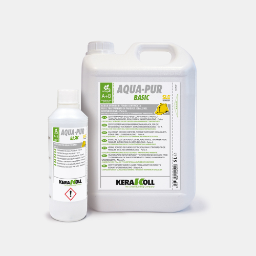 KERAKOLL - AQUA PUR BASIC Acqua‑vernice di fondo per il trattamento di parquet