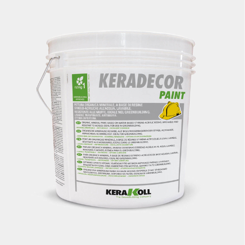 KERAKOLL - KERADECOR PAINT pittura lavabile e traspirante