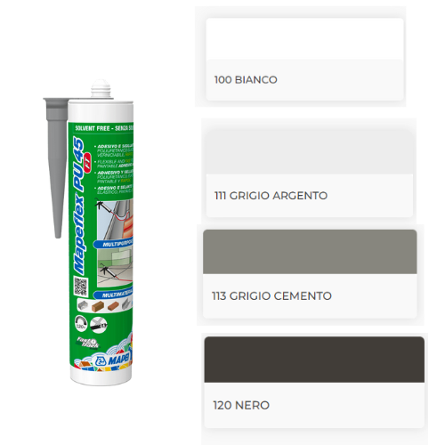 MAPEI- MAPEFLEX PU45FT 100-111-113-120 adesivo sigillante elastico