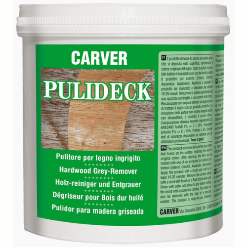 CARVER - PULIDECK pulitore per legno ingrigito