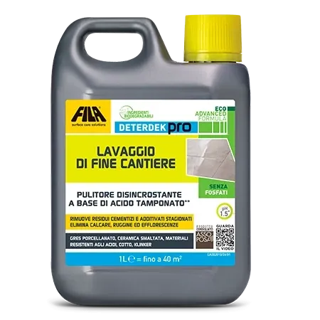FILA- DETERDEK PRO 1/5L lavaggio fine cantiere FILA- DETERDEK PRO 1/5L lavaggio fine cantiere