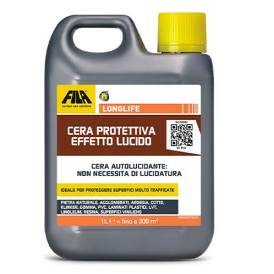 FILA- LONGLIFE 1/5L cera protettiva lucida pietre/cotto