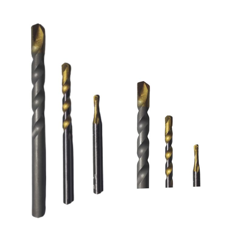 PUNTE A PERCUSSIONE ORO da 2.5 mm a 10 mm