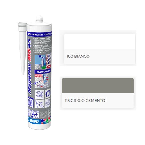 MAPEI - MAPEFLEX MS45 sigillante e adesivo elastico universale