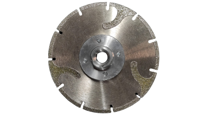 DISCO DIAMANTATO MARMO CON FLANGIA