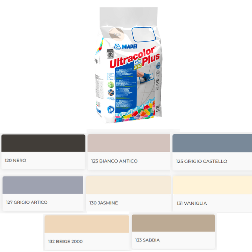 MAPEI- ULTRACOLOR PLUS KG 5 da n.120 a n.133 MAPEI- ULTRACOLOR PLUS KG 5 da n.120 a n.133