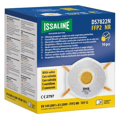 MASCHERINA FFP2 ISSALINE 10PZ MASCHERINA FFP2 ISSALINE 10PZ