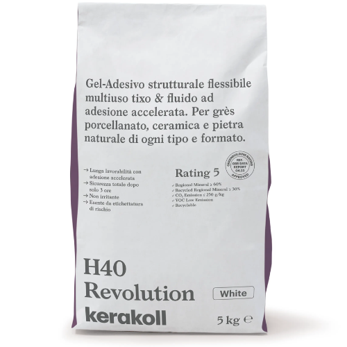 KERAKOLL - H40 REVOLUTION 5Kg Gel- adesivo KERAKOLL - H40 REVOLUTION 5Kg Gel- adesivo