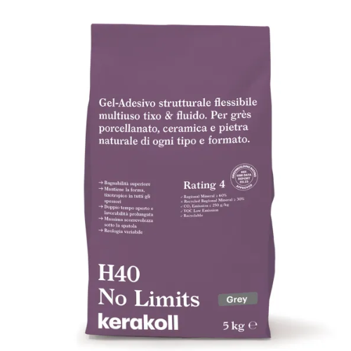 KERAKOLL - H40 NO LIMITS 5Kg Gel-Adesivo KERAKOLL - H40 NO LIMITS 5Kg Gel-Adesivo