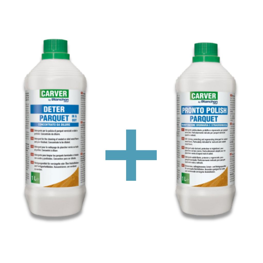 CARVER - KIT DETERSIONE E PROTEZIONE PER IL PARQUET