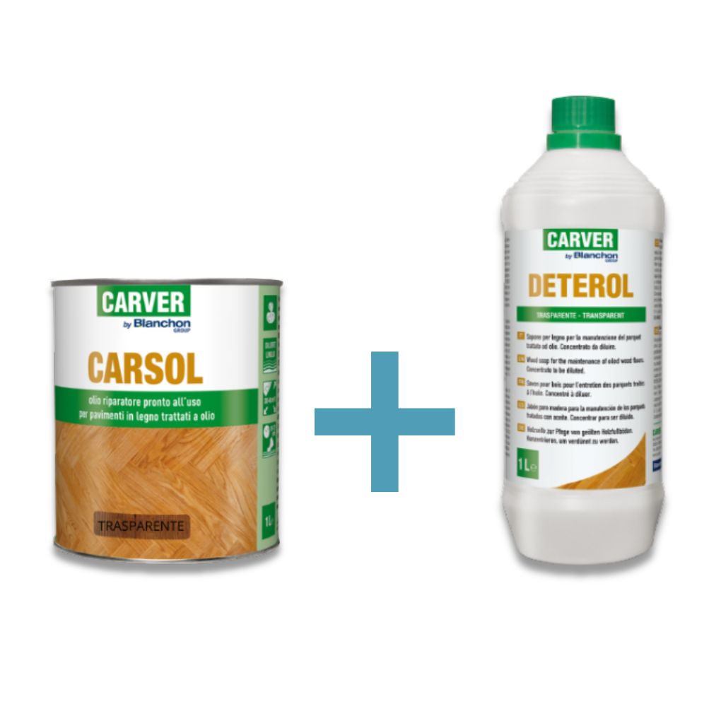 CARVER - KIT CURA DEL PARQUET OLIATO CARVER - KIT CURA DEL PARQUET OLIATO