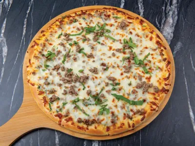 Lebanese butcher pizza