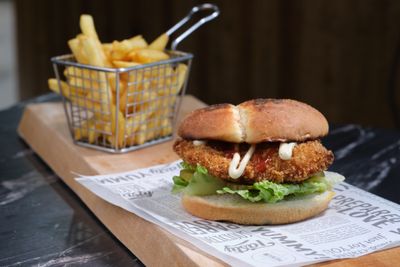 Chicken burger